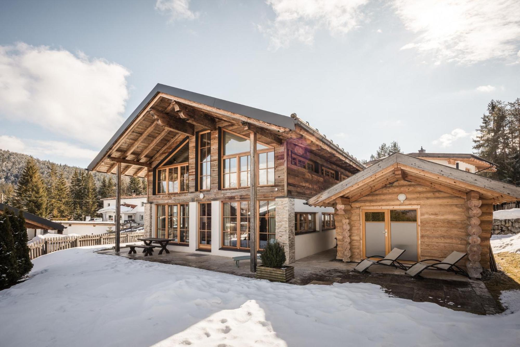 Im Weidach Superior Chalets Leutasch Eksteriør billede